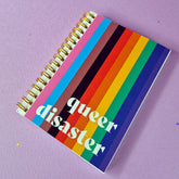 Queer disaster lined notebook A6 | A5