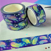 Errant Ghosts Silver Foil Washi