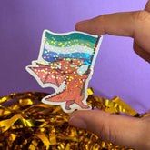Dragon Pride LGBTQ Stickers – Gay MLM Flag