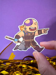 Baldur's Gate 3 Stickers – Minsc and Boo