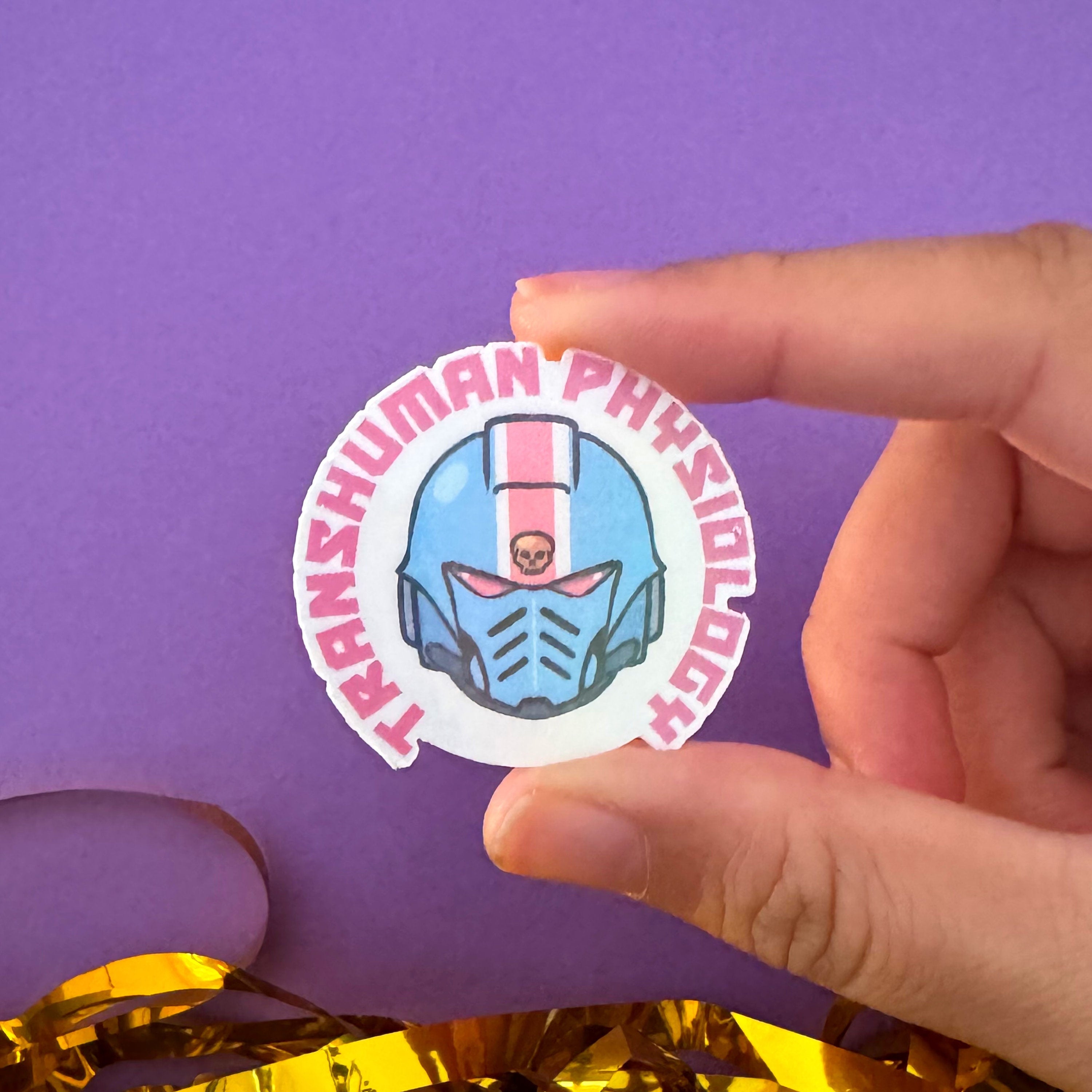 Transhuman Physiology Holographic Sticker