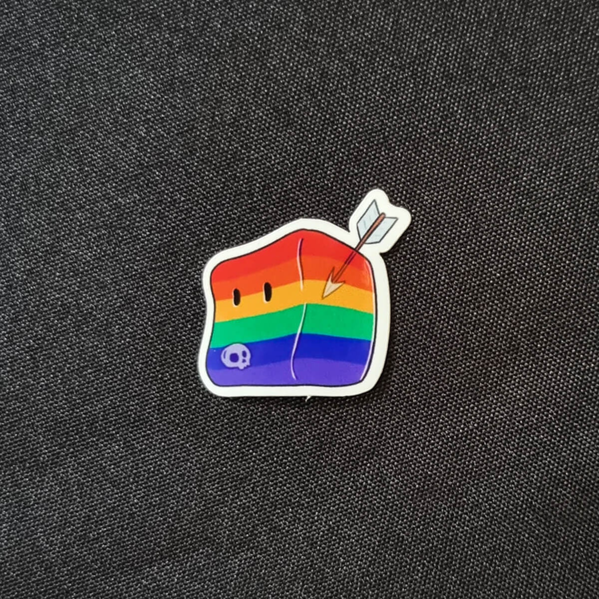 Pride Gelatinous Cube Stickers