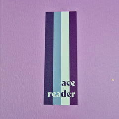 Ace reader Pride Bookmark - Asexual