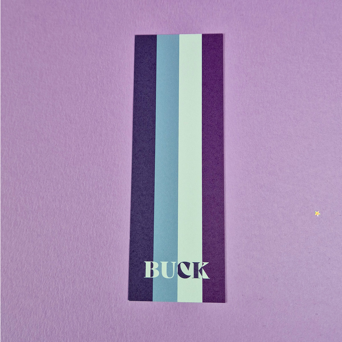 Buck Pride Bookmark - Asexual