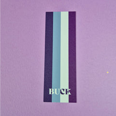 Buck Pride Bookmark - Asexual