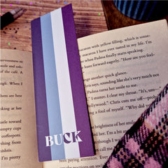 Buck Pride Bookmark - Asexual