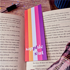 Sapphic Slut Pride Bookmark – Lesbian