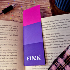 Fuck Pride Bookmark - Bisexual