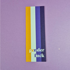 Gender Fuck Pride Bookmark - Non-binary, Enby