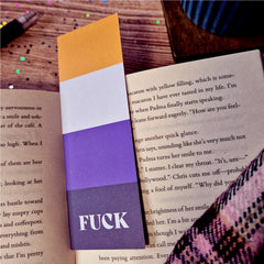 Fuck Pride Bookmark - Non-binary, Enby