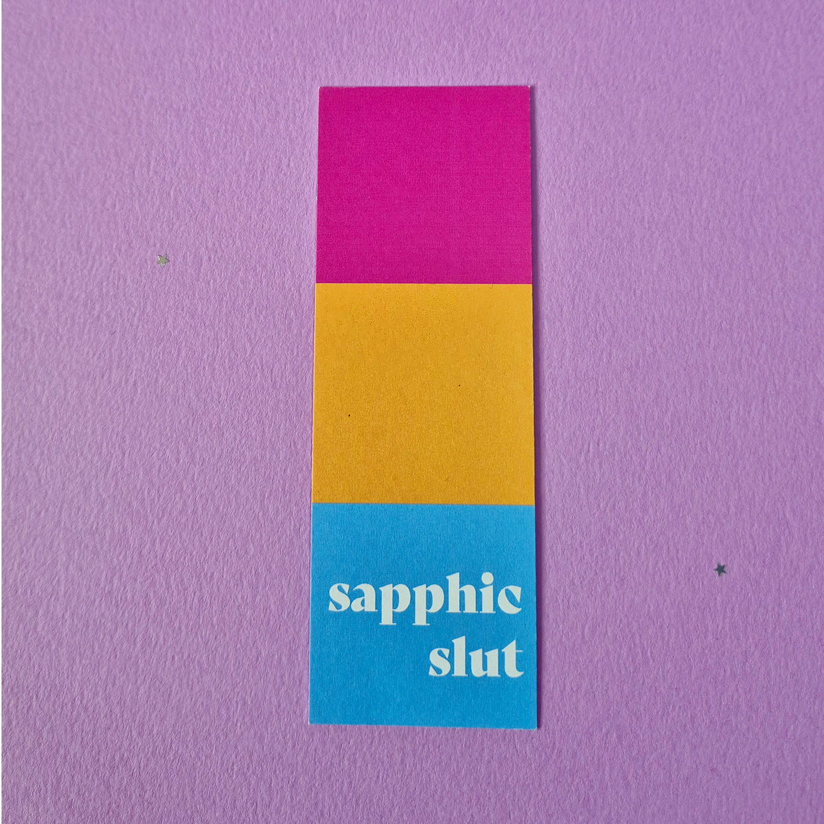 Sapphic Slut Pride Bookmark  – Pansexual