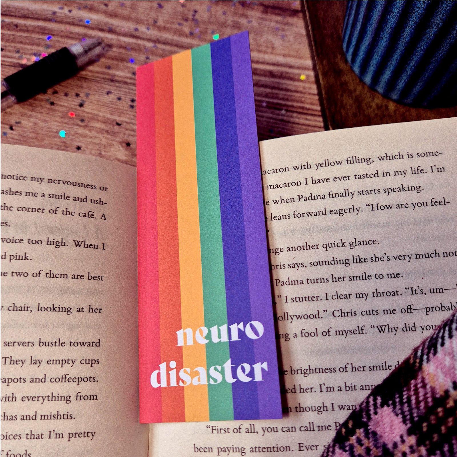 Neuro disaster Pride Bookmark  –  Rainbow
