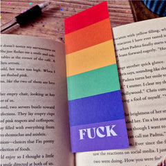 Fuck Pride Bookmark - Rainbow
