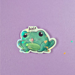 Ah Frog Sticker