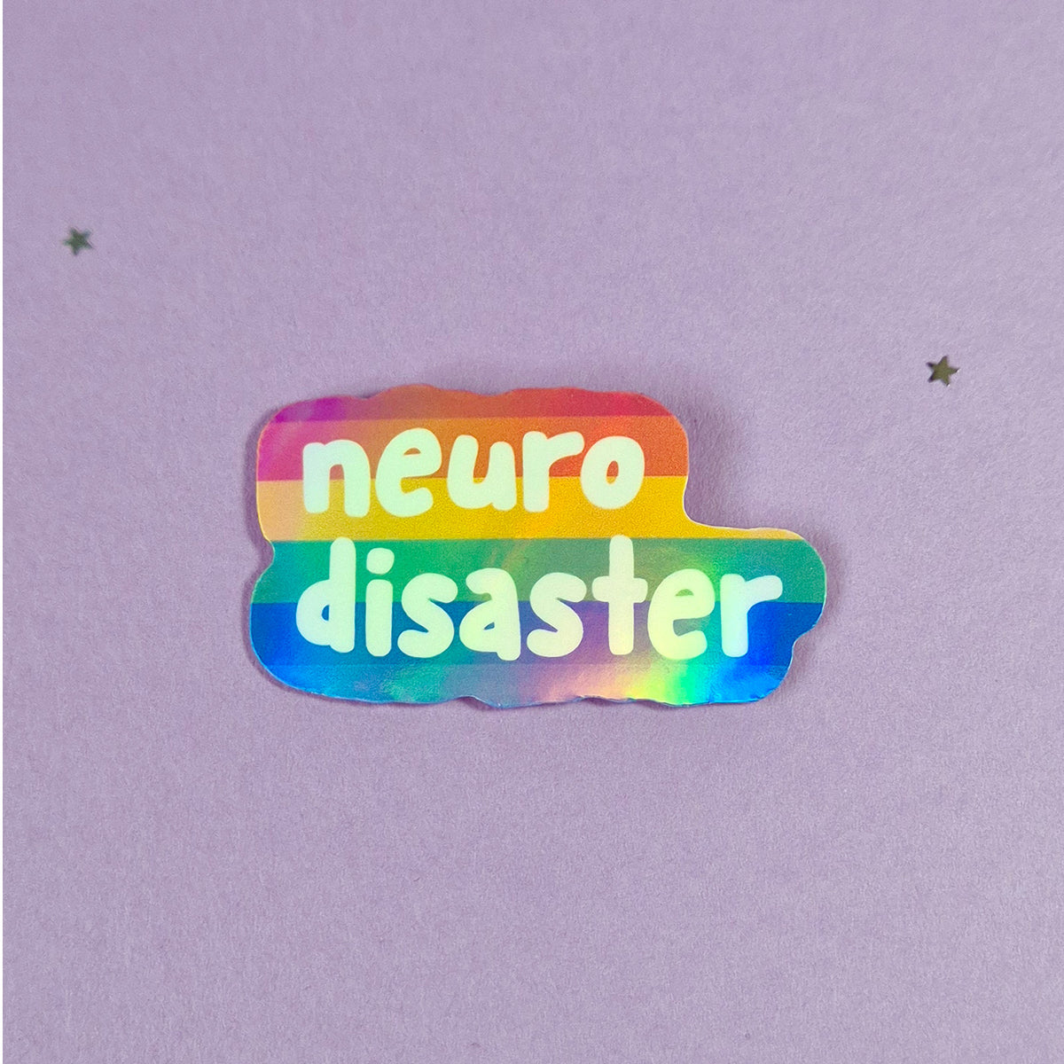 Neuro Disaster Holographic Sticker