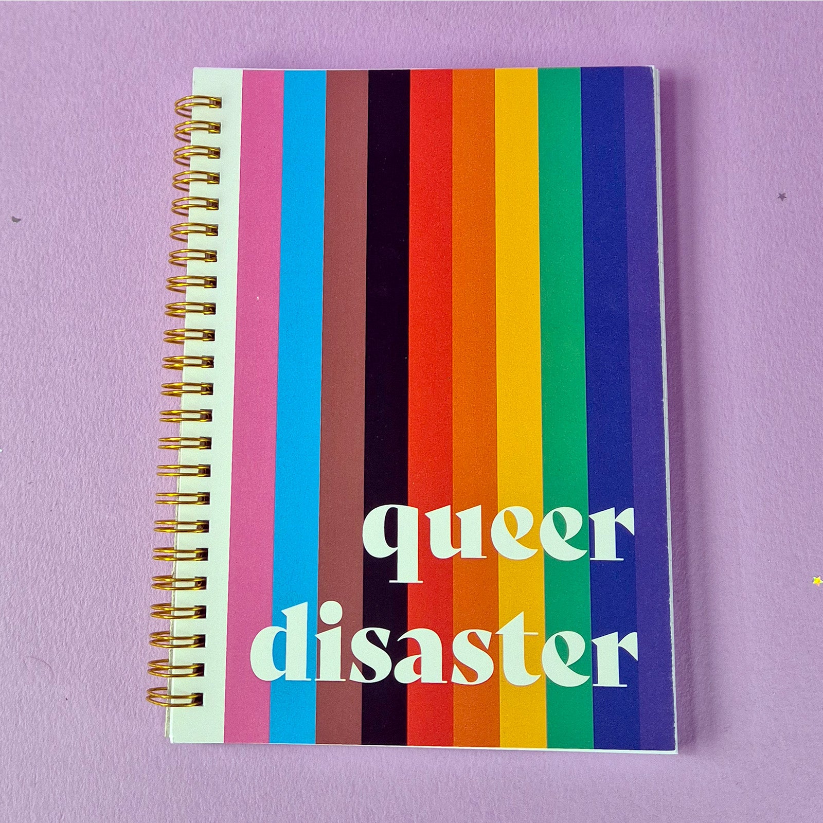 Queer disaster lined notebook A6 | A5