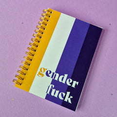 Gender fuck lined notebook A6 | A5