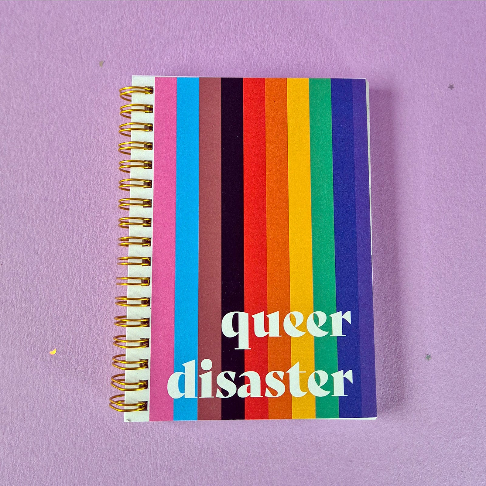 Queer disaster lined notebook A6 | A5