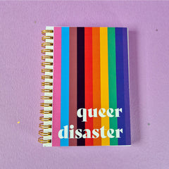 Queer disaster lined notebook A6 | A5
