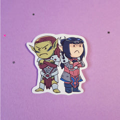 Baldur's Gate 3 Stickers –  Laezel, Shadowheart, Shart