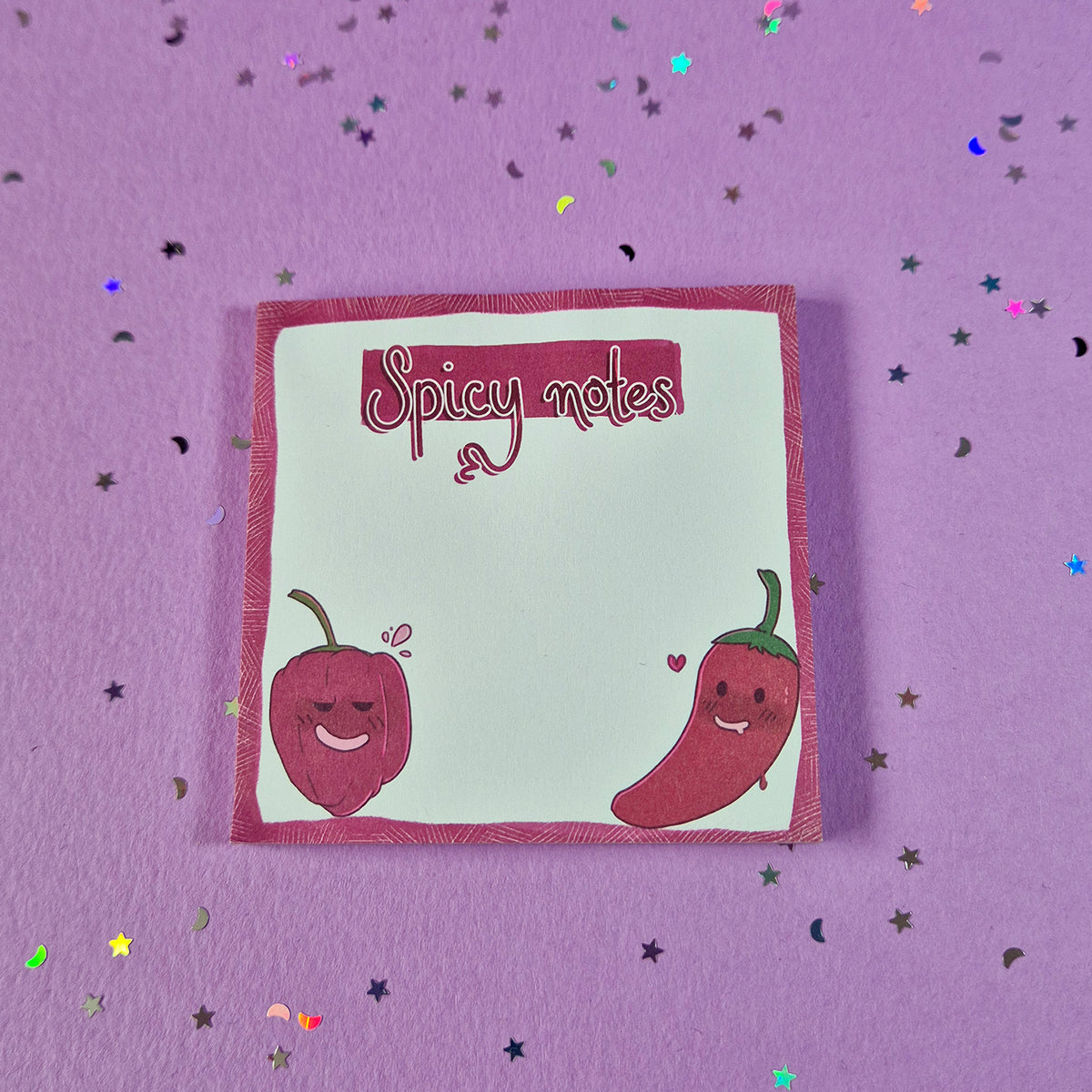 Spicy notes - sticky