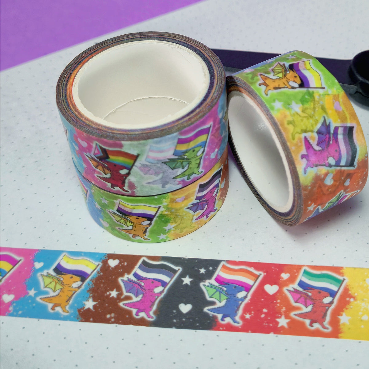 Pride Dragon Parade Washi
