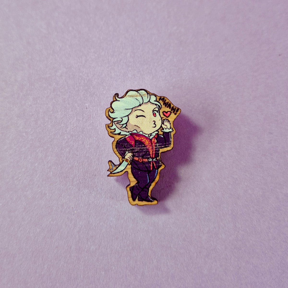 Baldur's Gate 3 Wooden Pin – Astarion