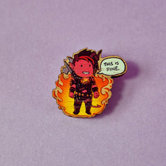 Baldur's Gate 3 Wooden Pin – Karlach