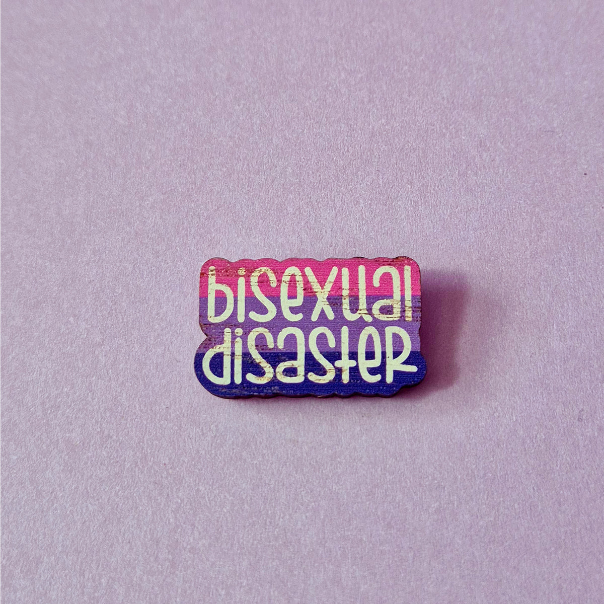 Bisexual disaster pin