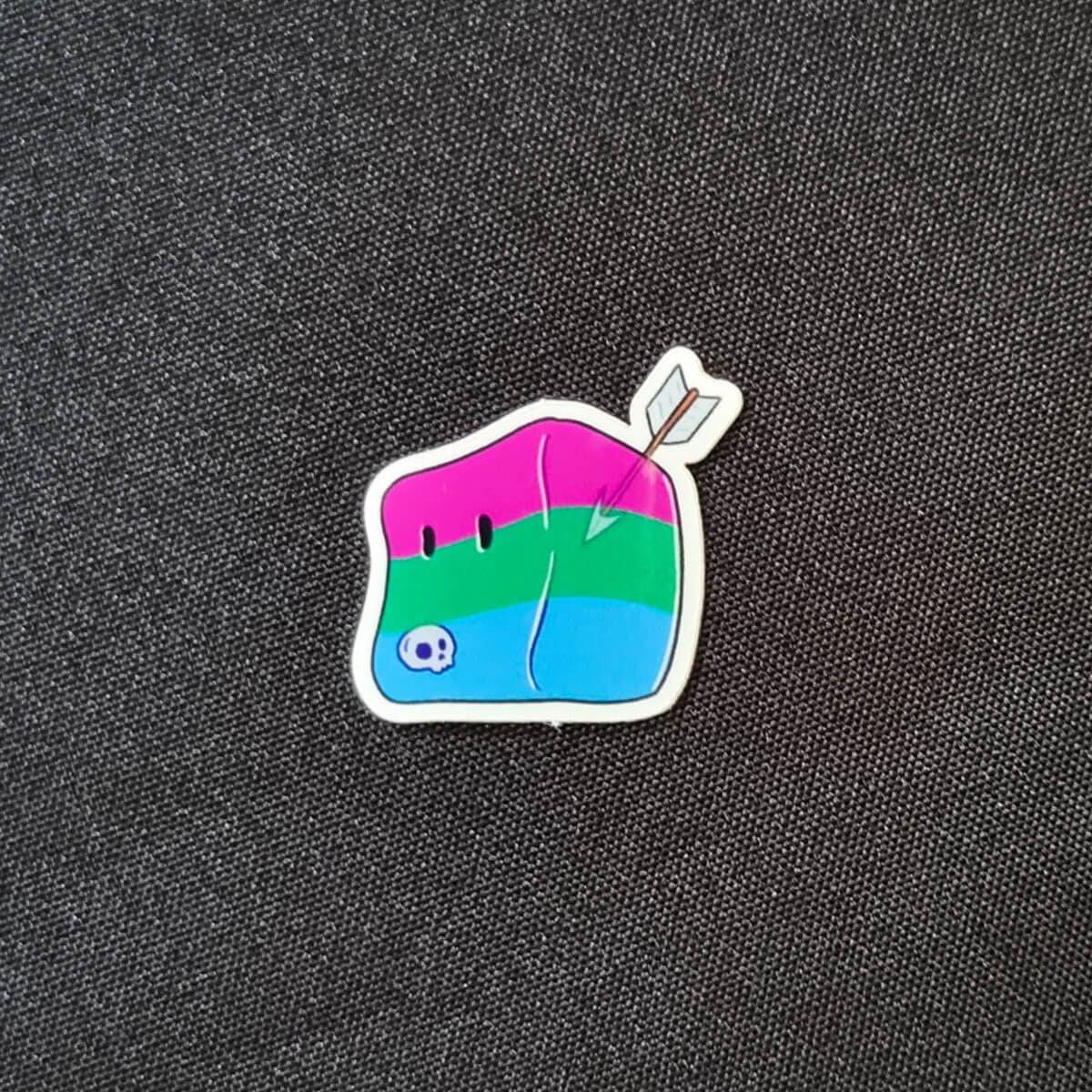Pride Gelatinous Cube Stickers