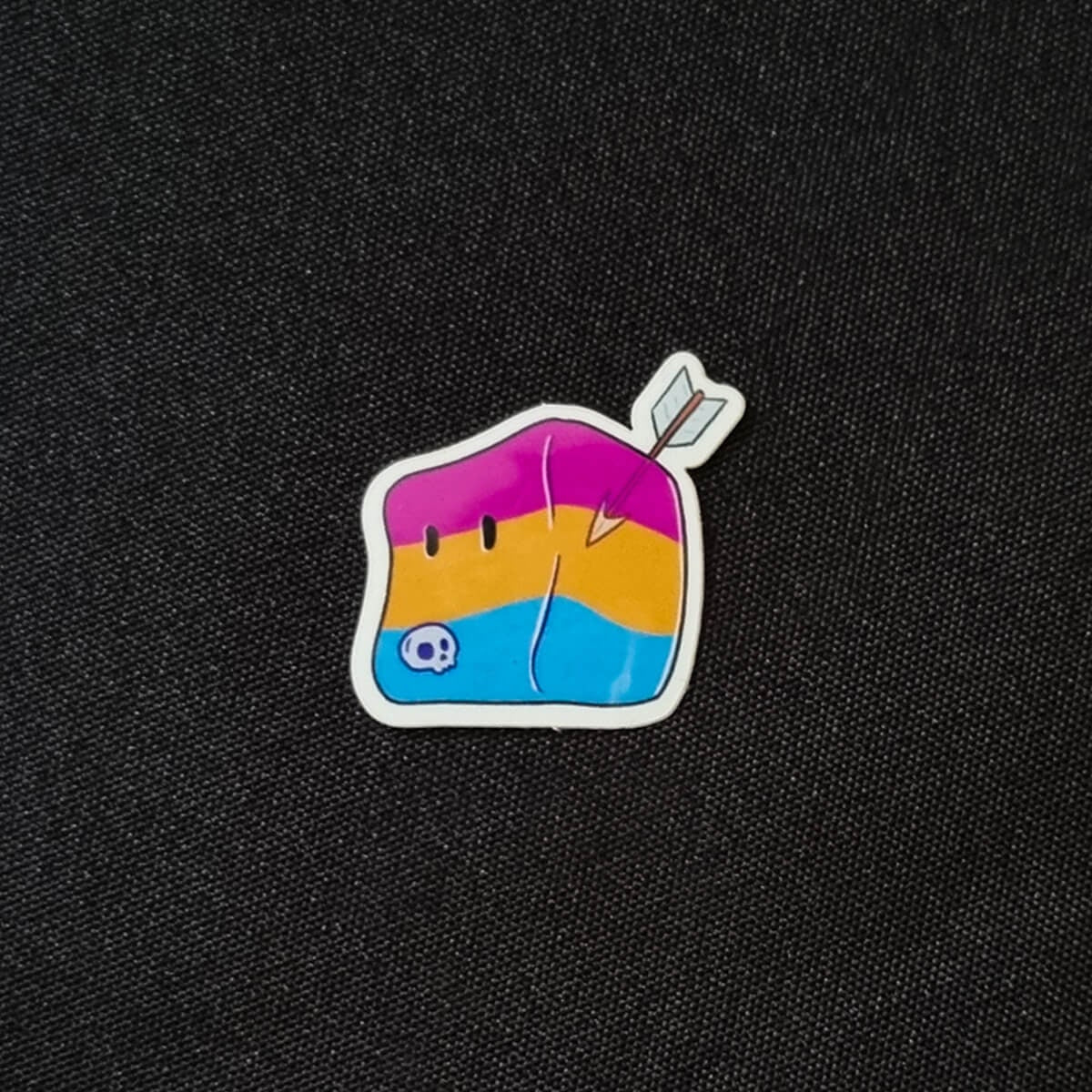 Pride Gelatinous Cube Stickers