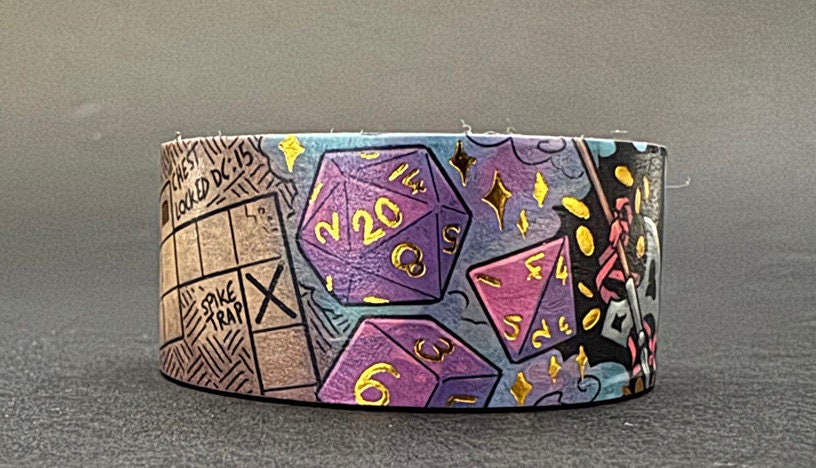 Dungeon Adventure Gold Foil Washi