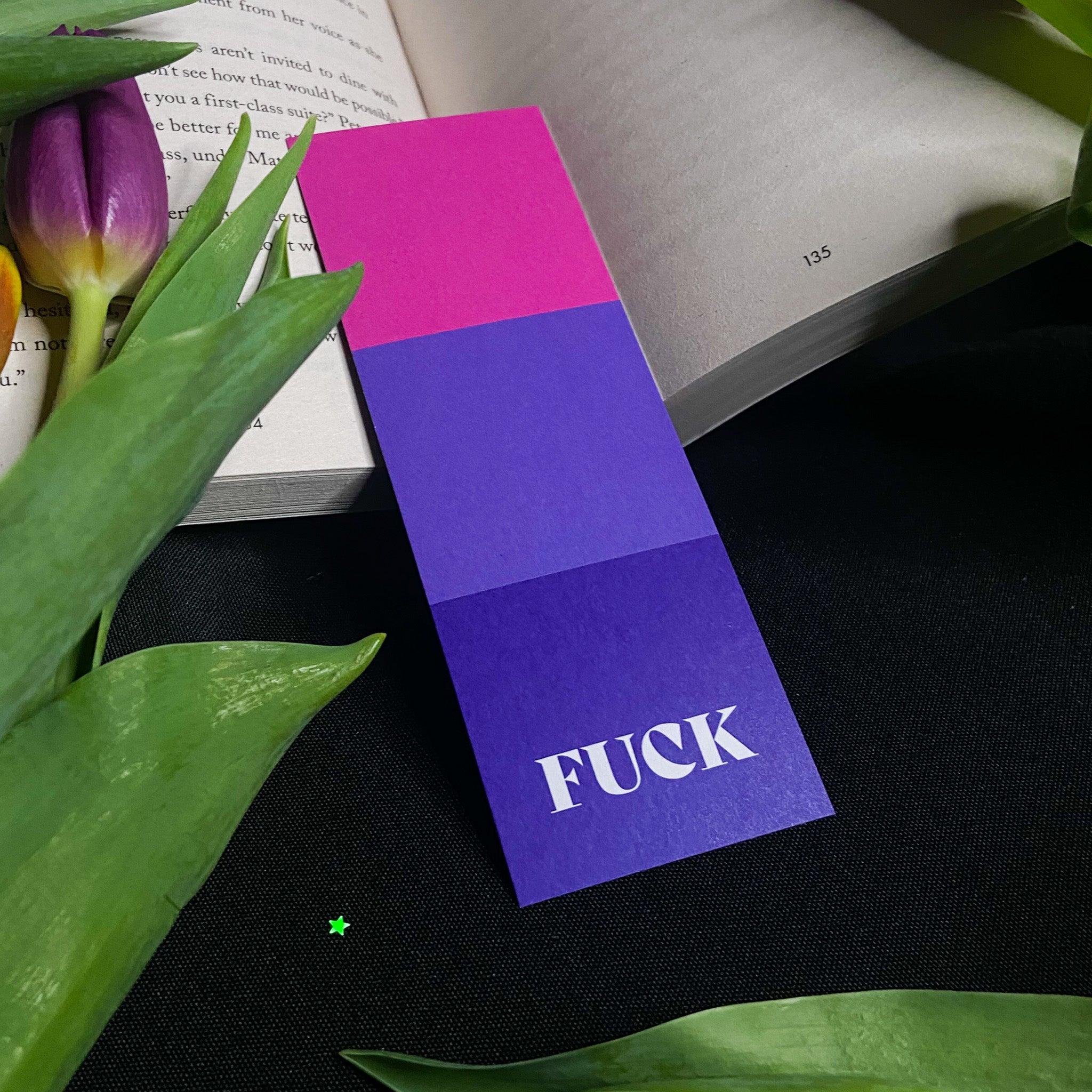 Fuck Pride Bookmark - Bisexual