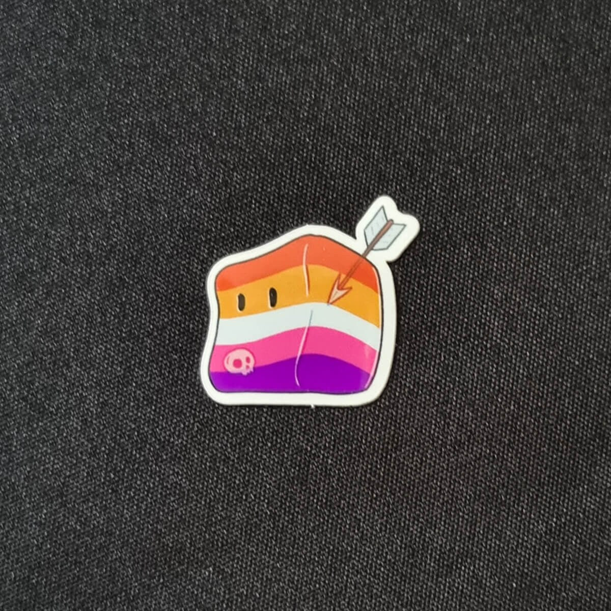 Pride Gelatinous Cube Stickers
