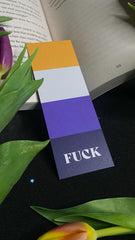 Fuck Pride Bookmark - Non-binary, Enby